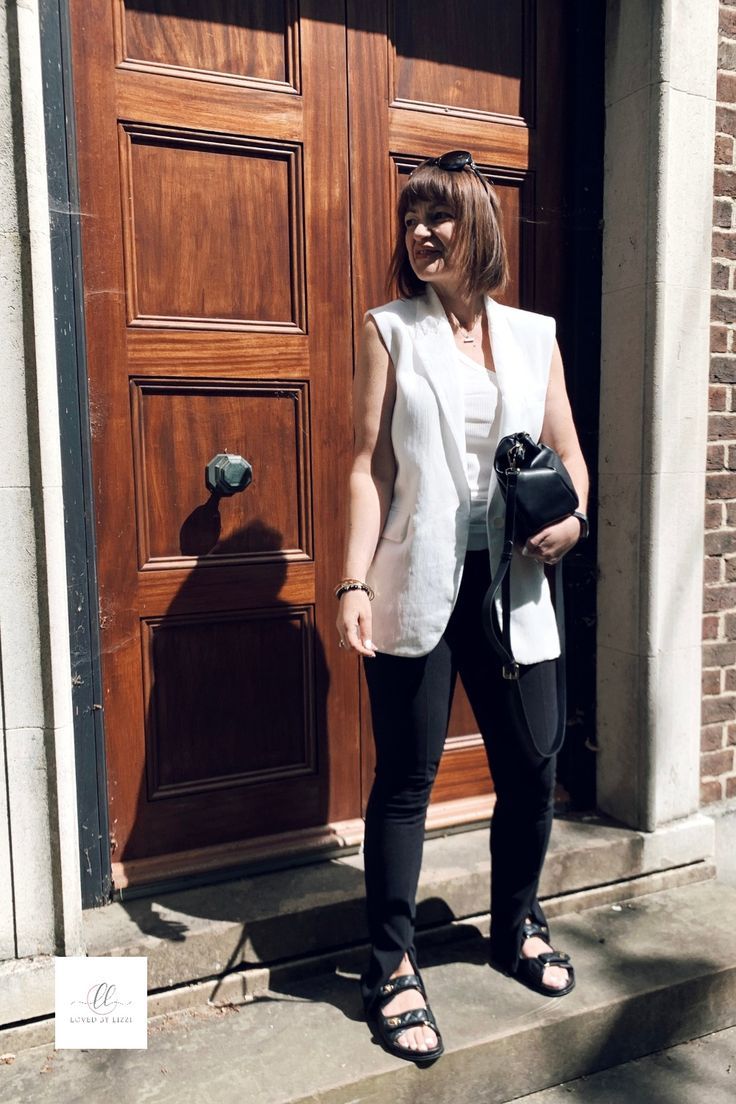 This contains: MONOCHROME STYLING: TIPS FOR LOW-KEY LUXE THIS SUMMER - If you are seeking a style vibe of low-key luxe this summer, consider monochrome – Read on for my tips on how to style with ease.