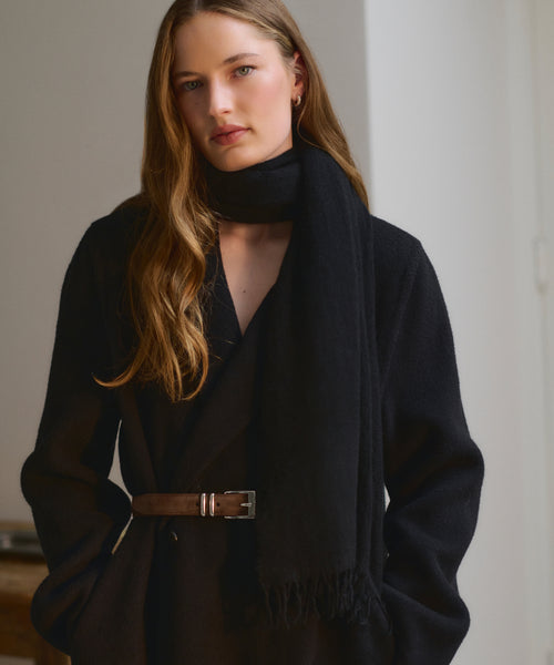 Soft Cashmere Scarves in Creamy Neutrals