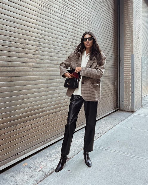 Winter Luxe: Pairing a Shiny Crop Puffer with Faux Leather Pants