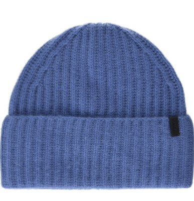 Chunky Knit Beanie and Waterproof Leather Jacket Pairing