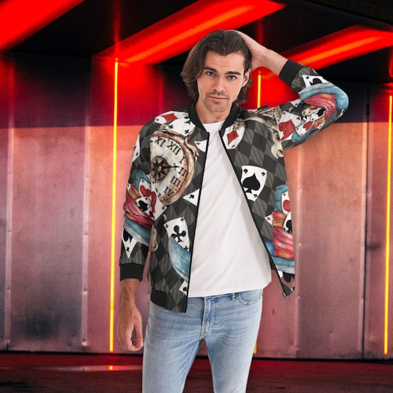 Pop of Color: Bright Red Bomber Paired with Neutral Basics