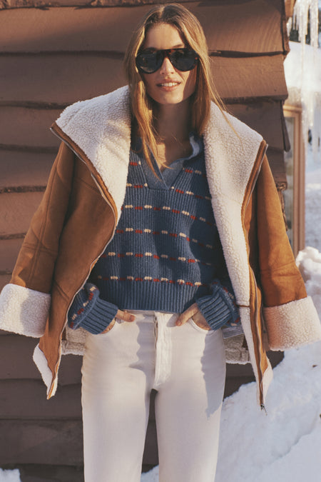 Layered Luxe with a Camel Coat and Statement Scarf