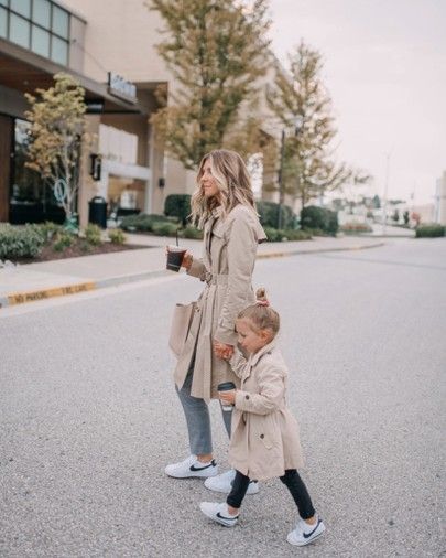 Coordinated Outerwear: Trench Coats and Jackets