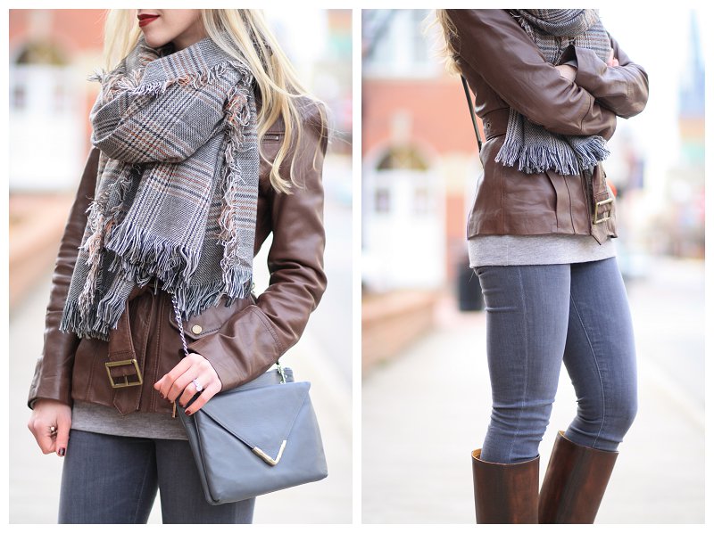 Oversized Scarf and Neutral Tones for Cozy Layers