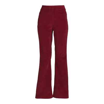 Bold and Bright: Red Corduroys with Graphic Tee