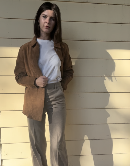 Date Night Ready with Silk Blouse and Heels