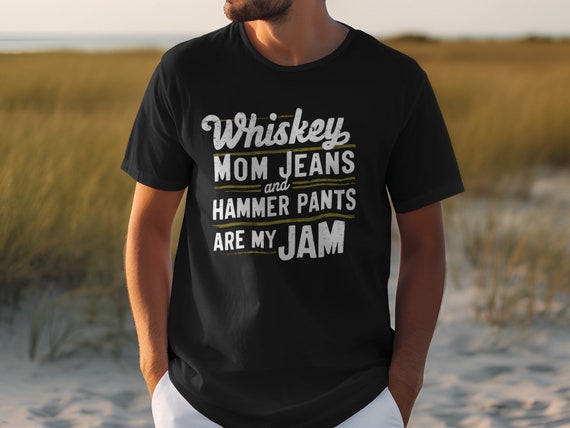 Vintage Vibes: Tucked Black Shirt with High-Waist Mom Jeans