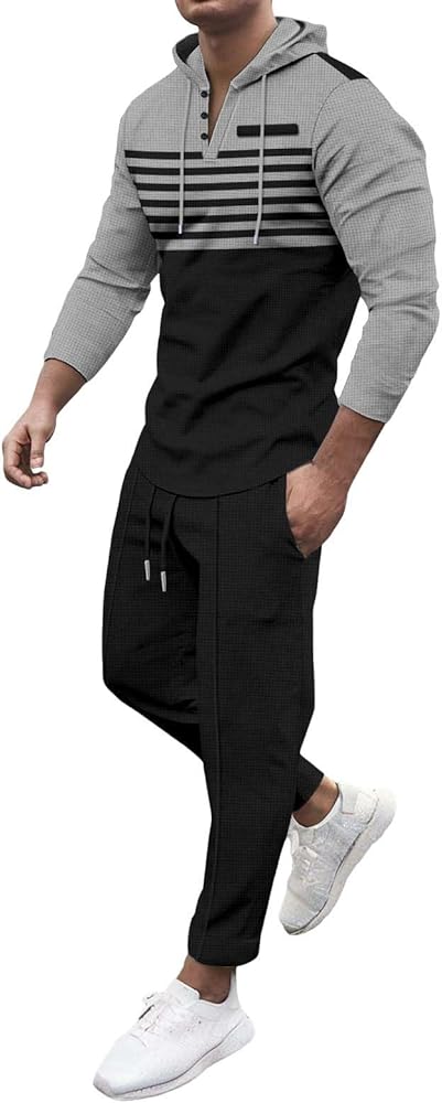 Sporty Stripes: Casual Cool in Coordinated Jerseys