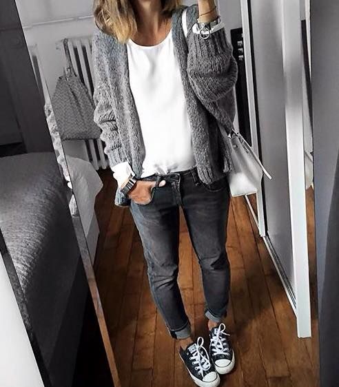 Cropped Cardigan Dark Grey Cardigan Outfit Grey Sweater Outfit Women's Buy Grey Knit Sweater Outfit